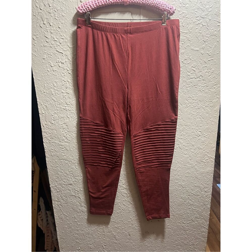 Zenana Burnt Orange Leggings Woman’s Size 3X